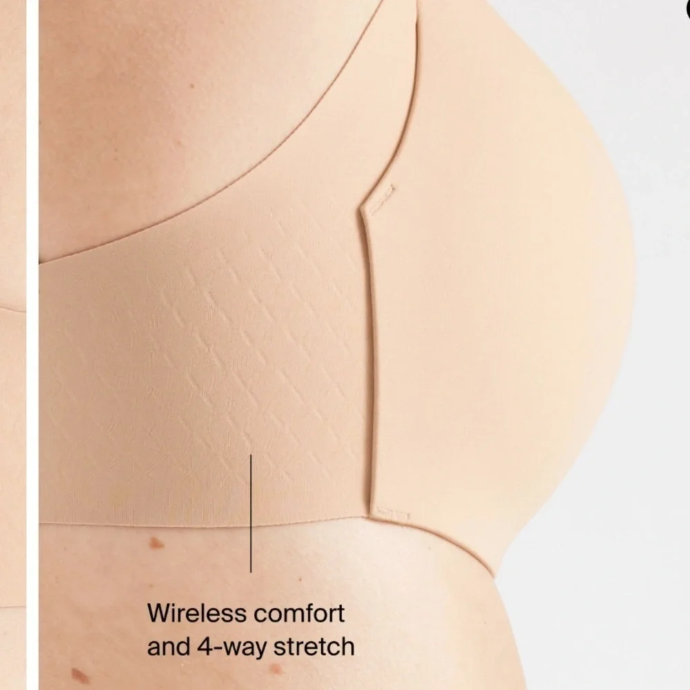 NWT Knix Wingwoman Contour Wireless Bra Warm Sand